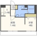ＬＥＥ厚別中央の間取図