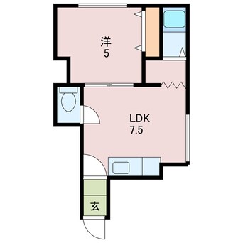 間取図 チェリーハイツ南郷