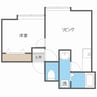 フラットＪ白石本通Ａ棟 1DKの間取り