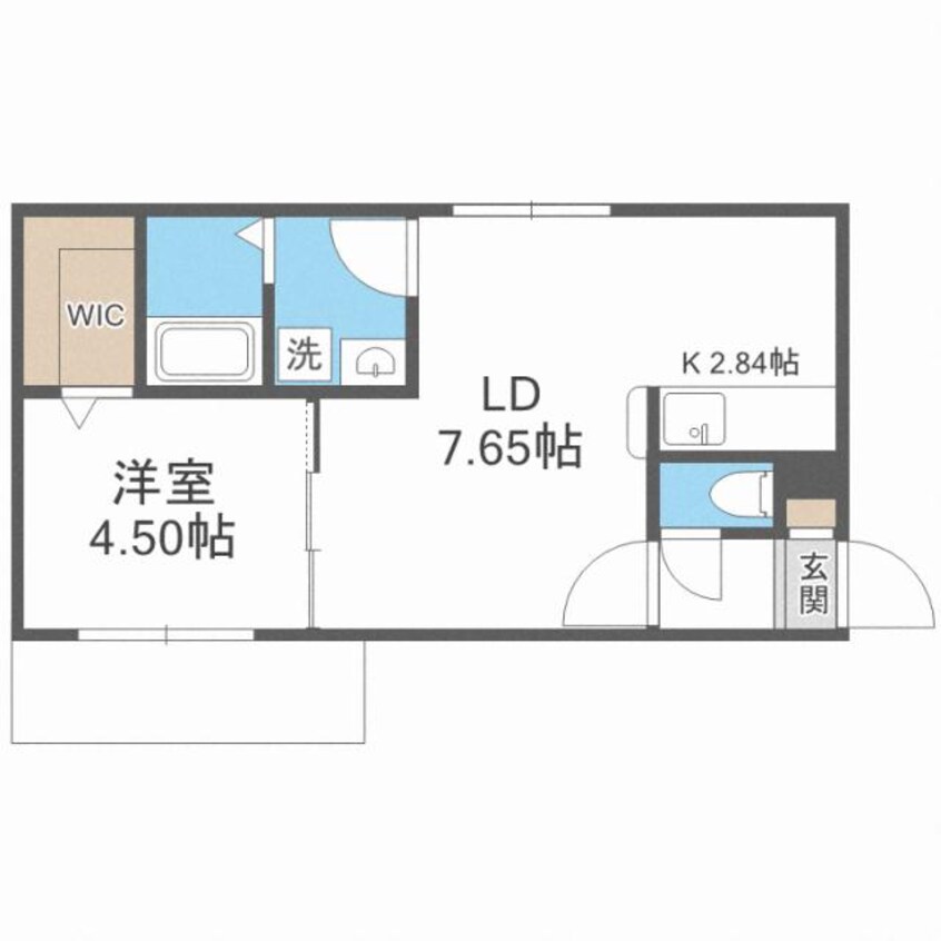 間取図 ラピスブラオ厚別中央