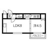 アローム南郷 1LDKの間取り