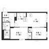 Retaraひばりが丘 2LDKの間取り