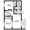 BELL・WALK(ベル・ウォーク) 2LDKの間取り