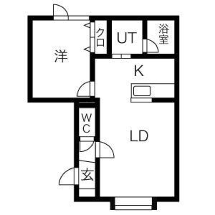 間取図 メモリアルハイツⅢ