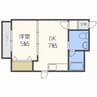 サンシャインハイツ 1DKの間取り