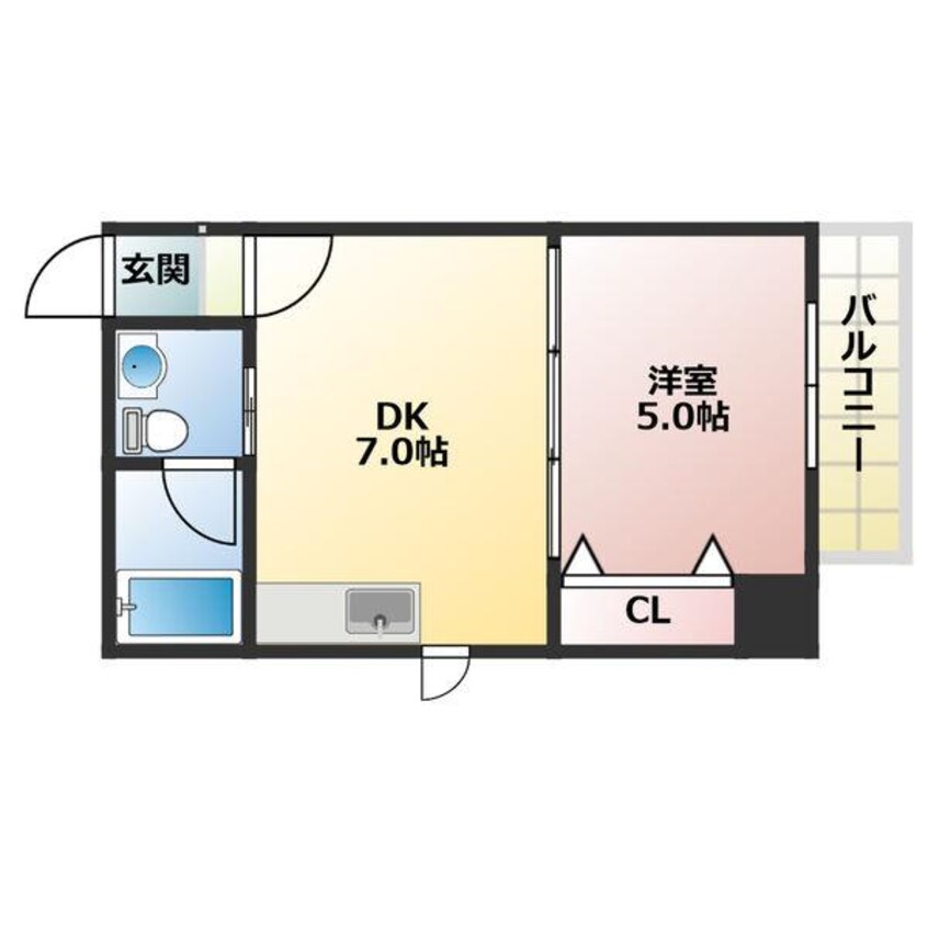 間取図 サンシャインハイツ