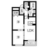 ラークヒルズマンション 2LDKの間取り