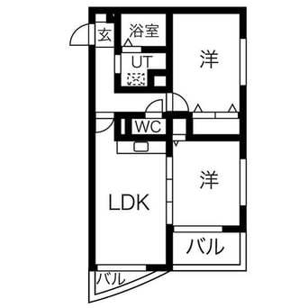 間取図 ラークヒルズマンション