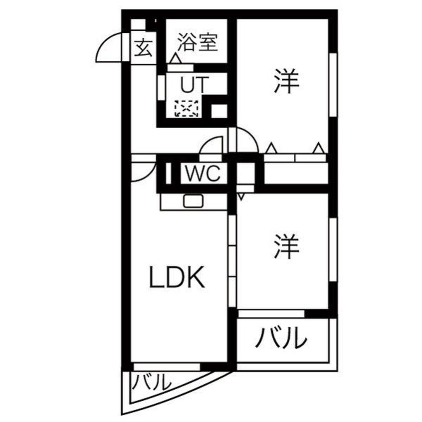 間取図 ラークヒルズマンション