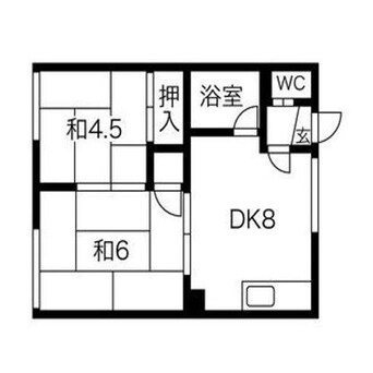 間取図 コーポ１０１