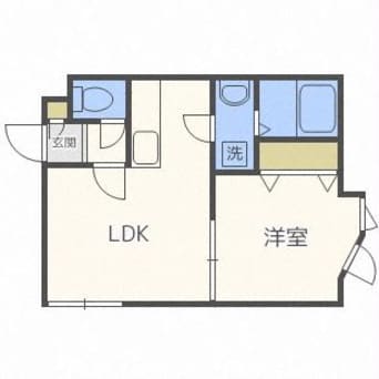 間取図 ブレッシング札幌白石Ⅱ