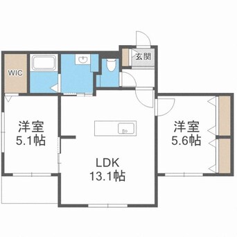 間取図 ブランシャール新さっぽろ