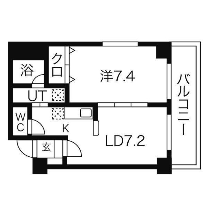 間取図 ラフィーコート