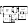 ハイブリッジＡ 3LDKの間取り