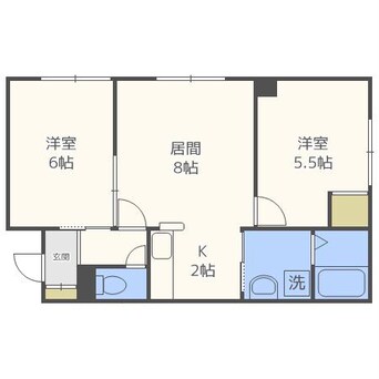 間取図 厚別中央ハイツ