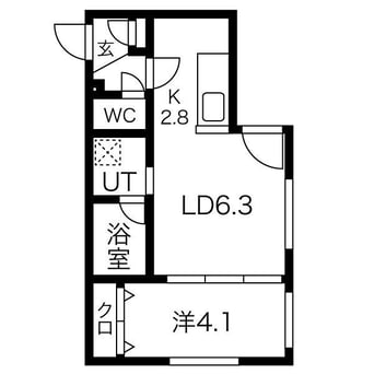 間取図 グローブタウン南郷