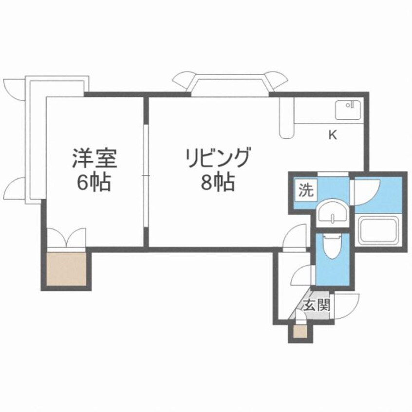 間取図 ビリオネア南郷