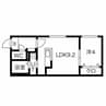 ALPHA本郷通II 1LDKの間取り
