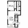 Core本郷通 1LDKの間取り