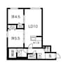 ブランルージュ 2LDKの間取り