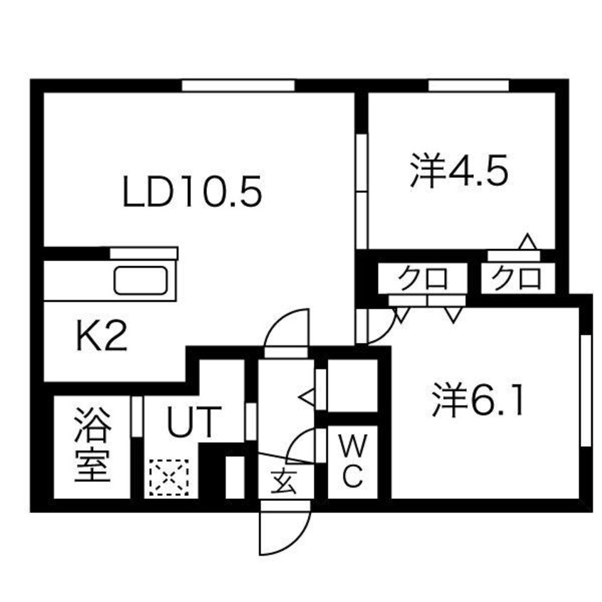 間取図 ブランルージュ