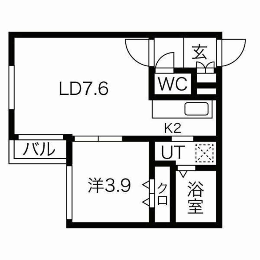 間取図 アーバン新札幌駅前