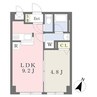 サンシティⅠ 1LDKの間取り