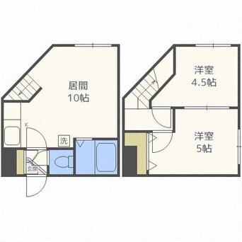 間取図 パルコート南郷