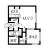 Maison de L 1LDKの間取り