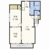 東洋マンション 2LDKの間取り