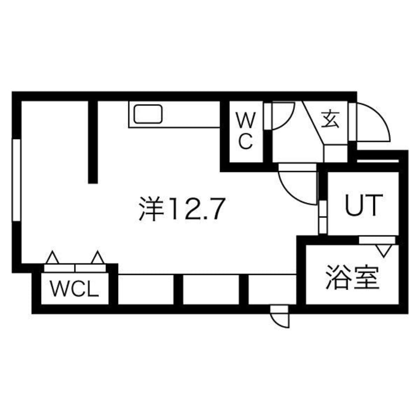 間取図 カーサAT南郷