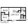 アベイズ栄通 2LDKの間取り