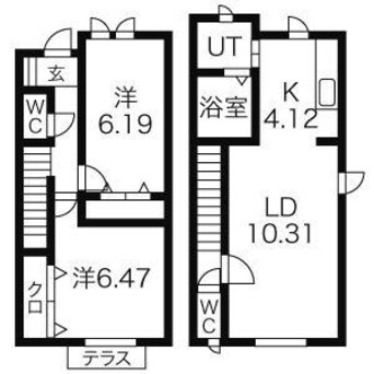 間取図 プチ・アンジェ