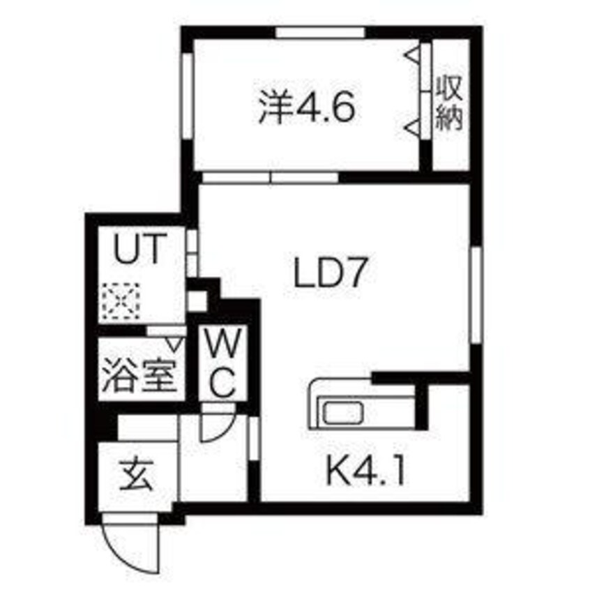 間取図 トロワドメーヌ