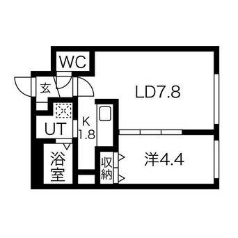 間取図 グラシアス南郷