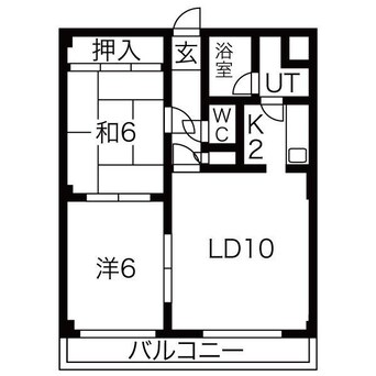 間取図 アース南郷21