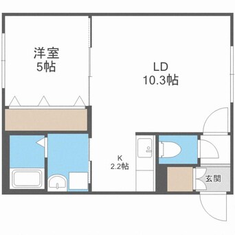 間取図 ラージヒル南郷１８