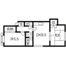メゾン・ド・ラーク 2DKの間取り