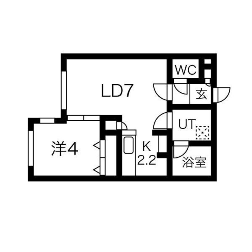 間取図 Angelic garden新札幌