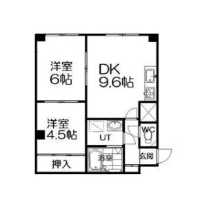 間取り図 クラウディア厚別A