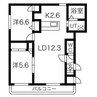 プロスペラーレ 2LDKの間取り