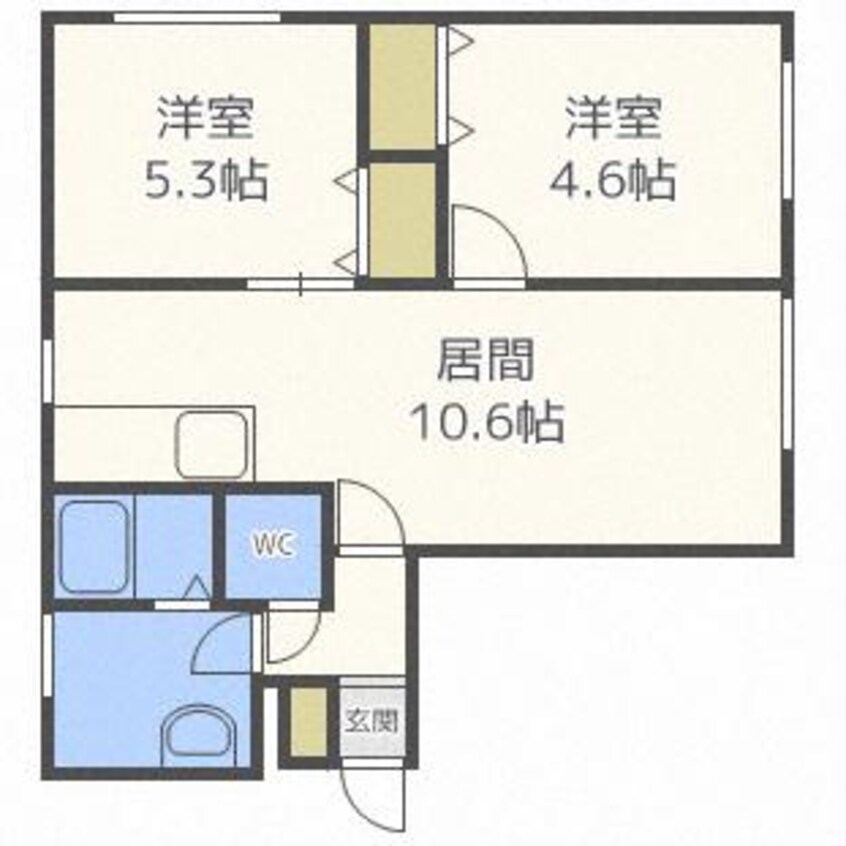 間取図 グッドフィールド栄通21