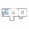 GroveAvenue壱番館 1LDKの間取り