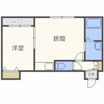 間取図 ボヌール厚別南