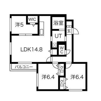 間取図 Scirocco新札幌