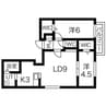 ブランシャールde stella 2LDKの間取り