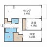 メゾンＭＴ北野 2LDKの間取り
