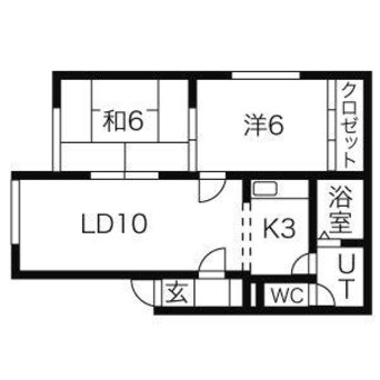 間取図 アサヒプラザ　B