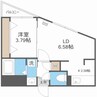 フォレスタ厚別 1LDKの間取り