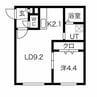 HOUSE OF MARQUIS Ⅺ 1LDKの間取り